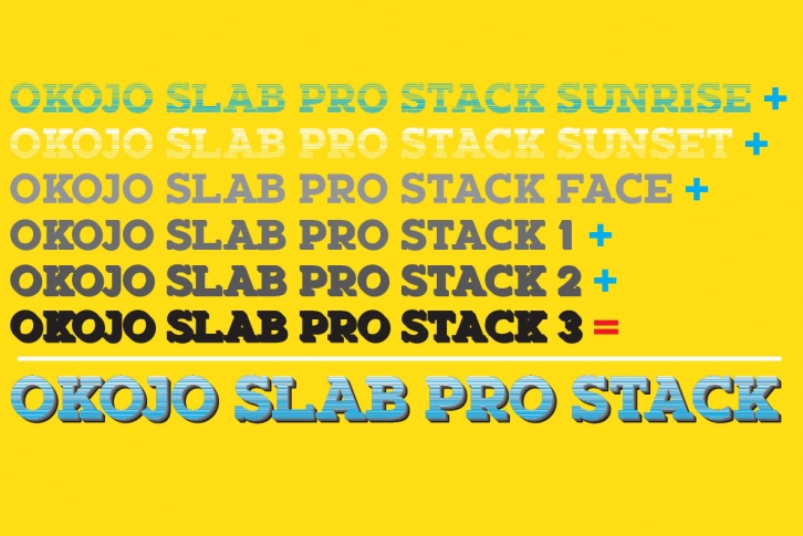 Okojo Pro Slab Stack Font Font Download