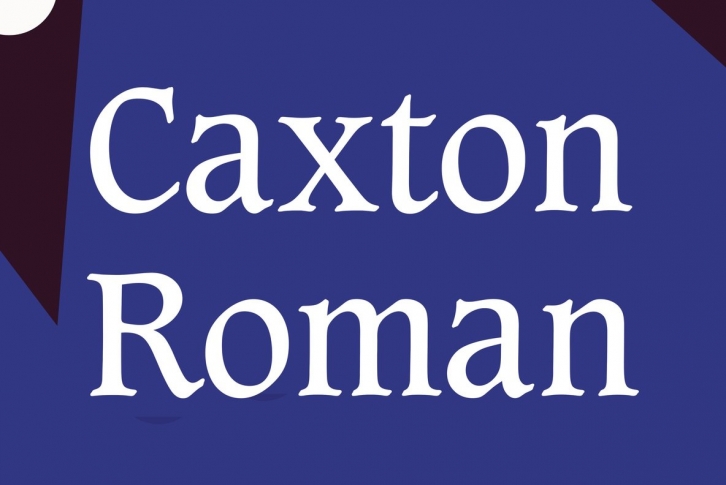 Caxton Roman Font Font Download