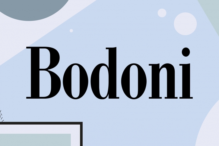 Bodoni Font Font Download