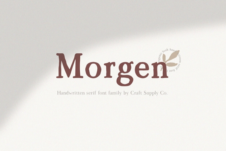 Morgen Font Font Download