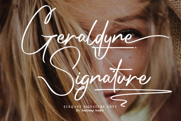 Geraldyne Signature Font Font Download