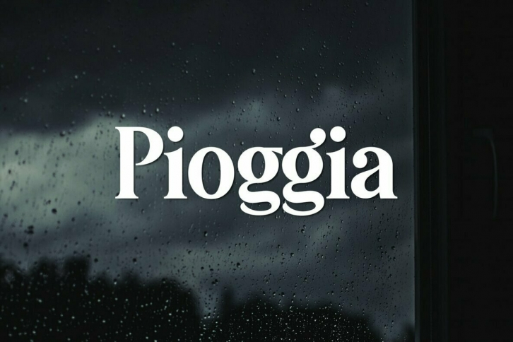 Pioggia Font Font Download