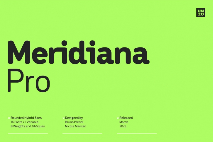 Meridiana Pro Font Font Download