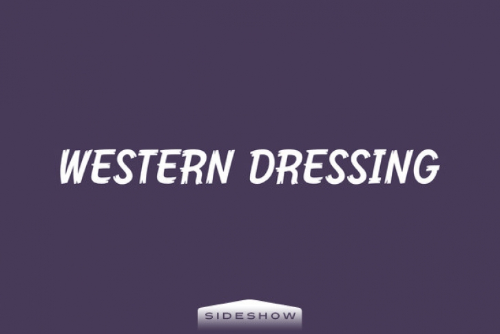 Western Dressing Font Font Download