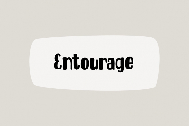 Entourage Font Font Download