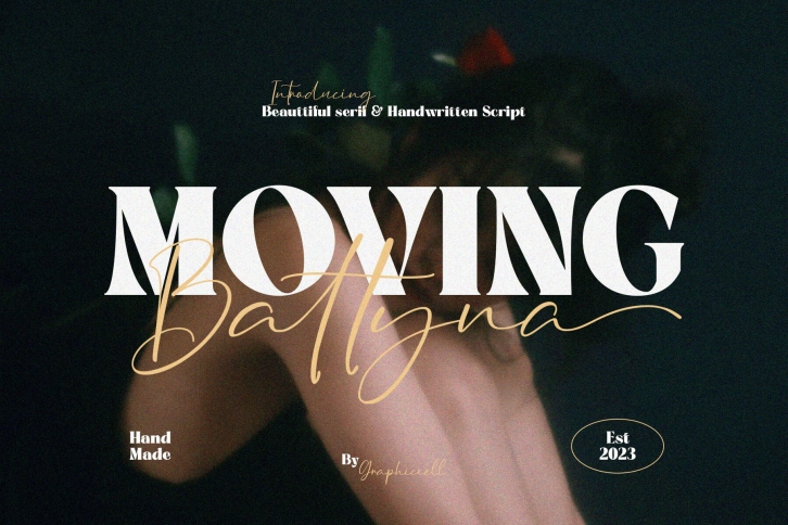 Moving Battyna Font Font Download