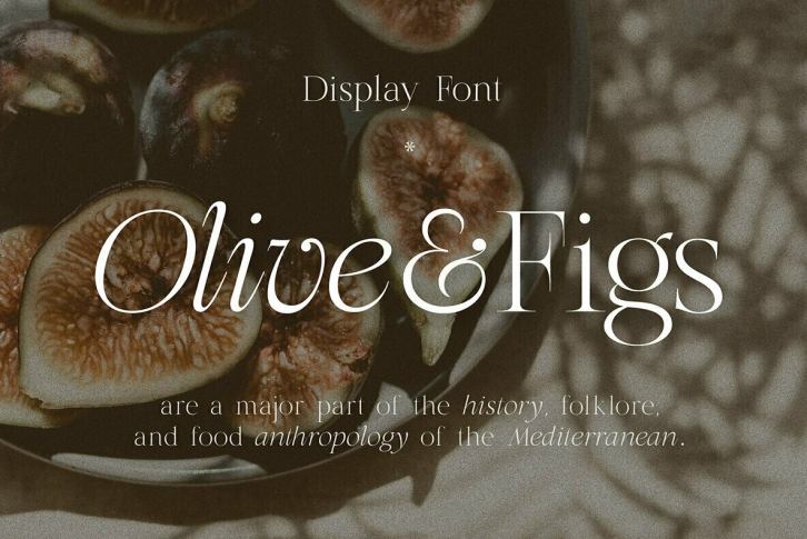 Olive and Figs Font Font Download