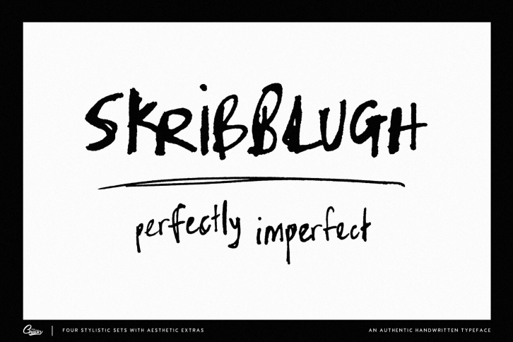 Skribblugh Font Font Download