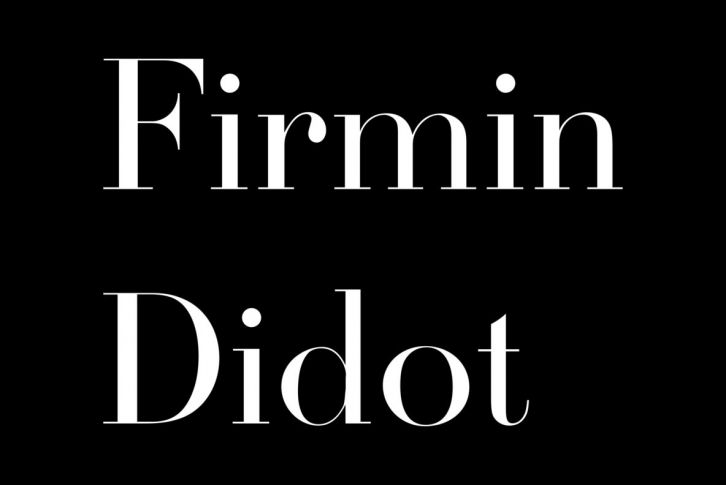 Firmin Didot Font Font Download