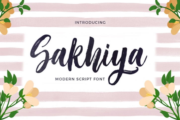 Sakhiya Script Font Font Download