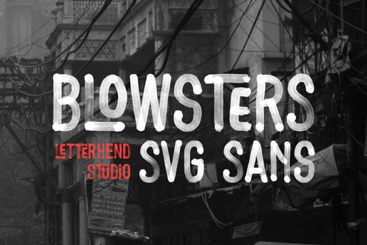 Blowsters SVG Font Font Download