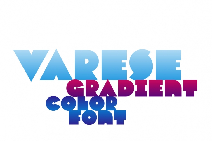 Varese Gradient Font Font Download