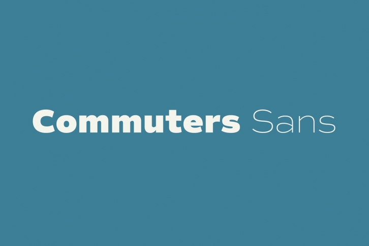 Commuters Sans Font Font Download