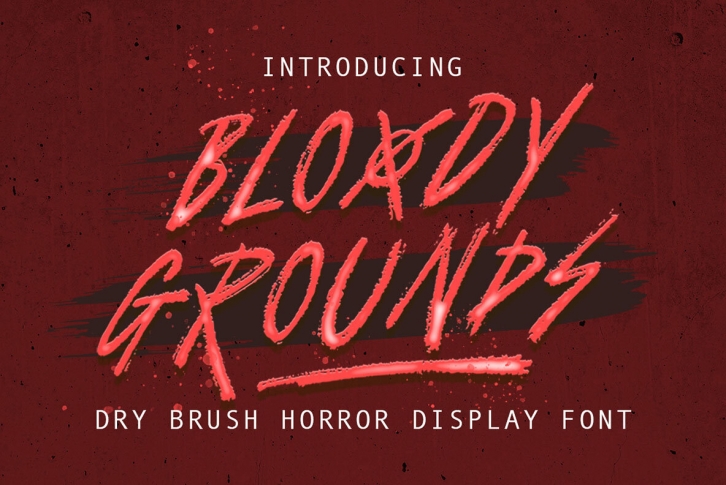 Bloody Grounds Font Font Download