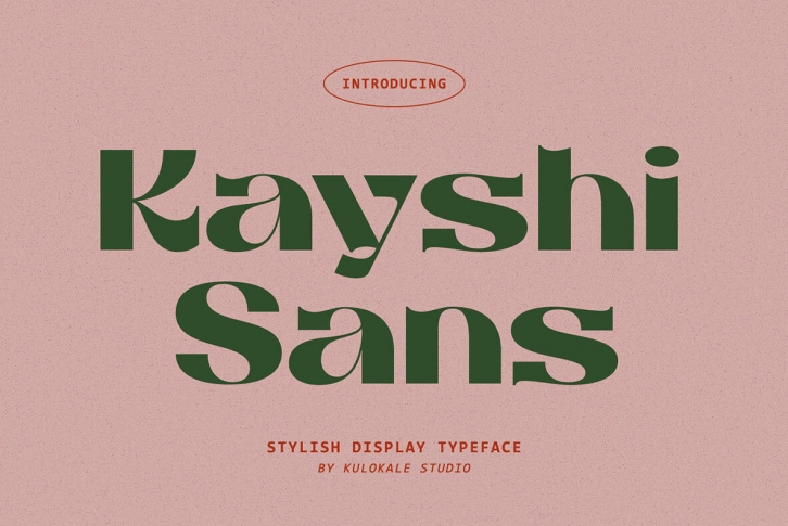 Kayshi Sans Font Font Download