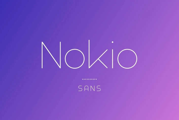 Nokio Sans Font Font Download
