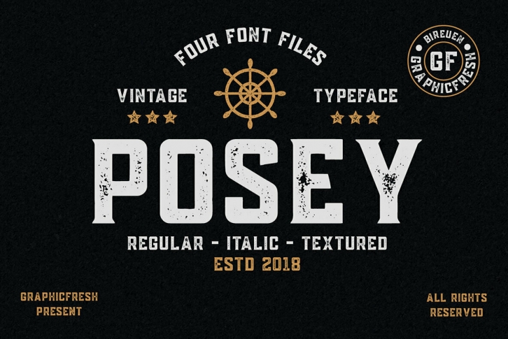 Posey Font Font Download