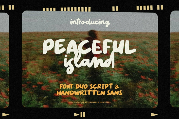 Peaceful Island Duo Font Download