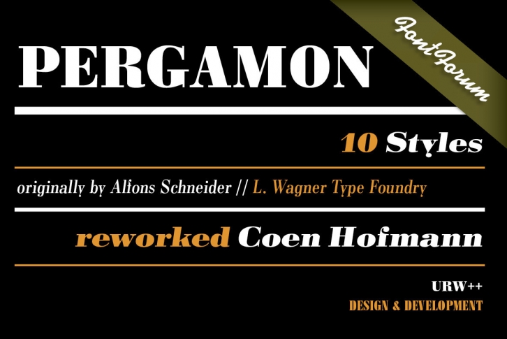 Pergamon Font Font Download