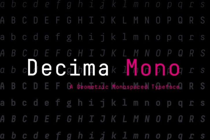 Decima Mono Font Font Download