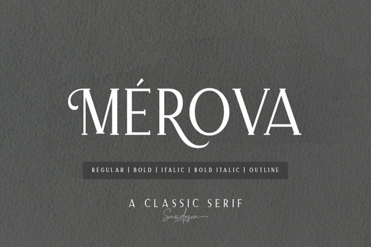 Merova Font Font Download