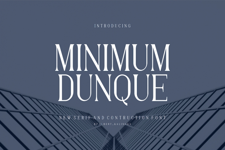 Minimum Dunque Font Download