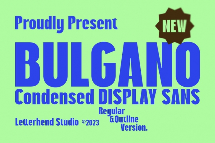 Bulgano Font Download