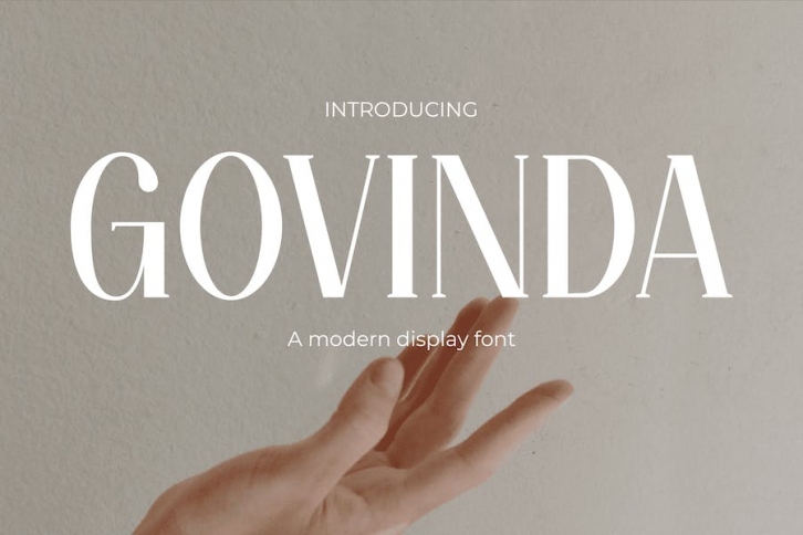 Govinda - Stylish Modern Font Font Download