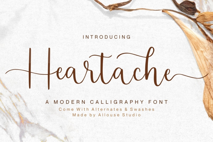 Heartache Font Font Download