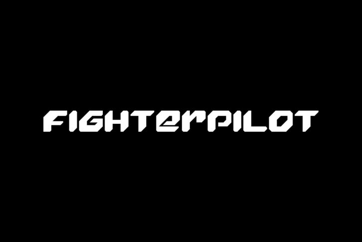 Fighter Pilot Font Font Download