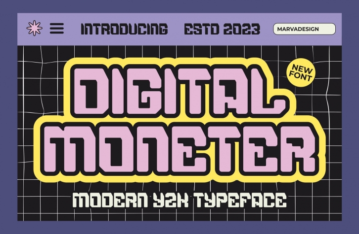 Digital Moneter Font Font Download