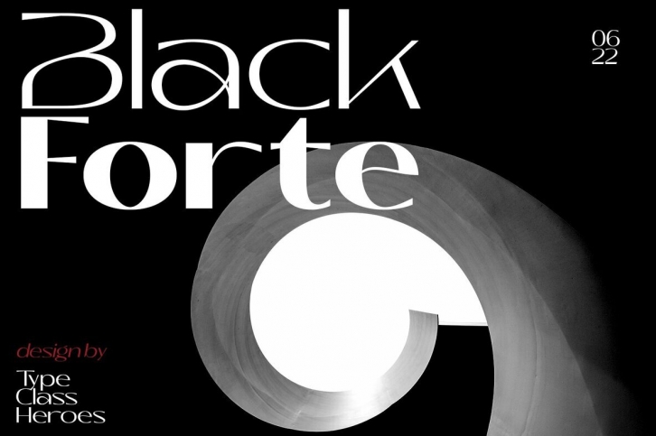 Black Forte Font Font Download