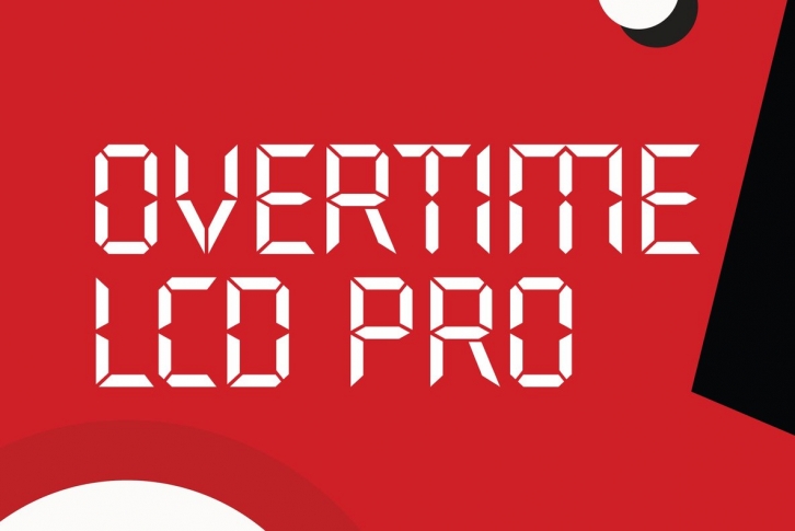 Overtime LCD Pro Font Font Download