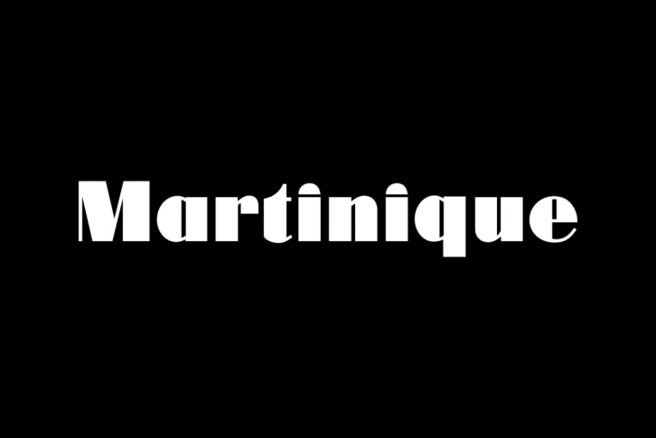 Martinique Font Font Download