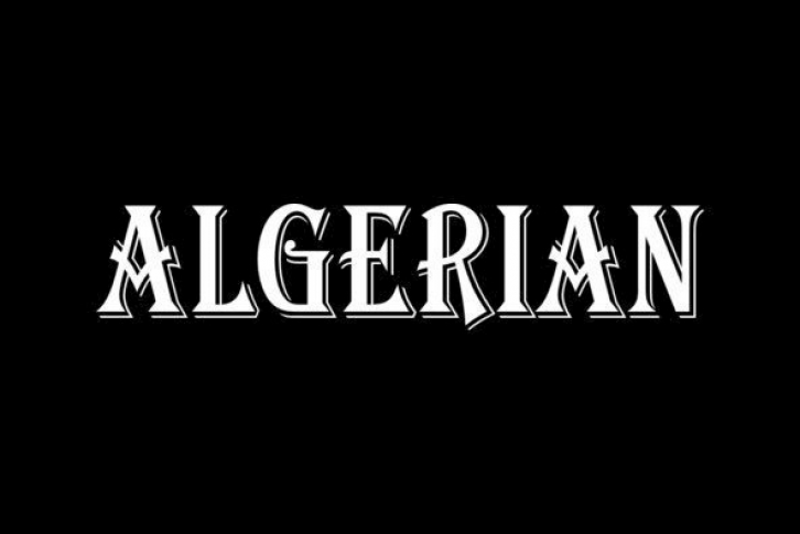 Algerian Condensed Font Font Download