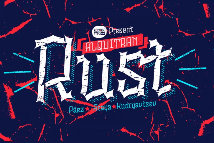 Alquitran Rust Font Font Download