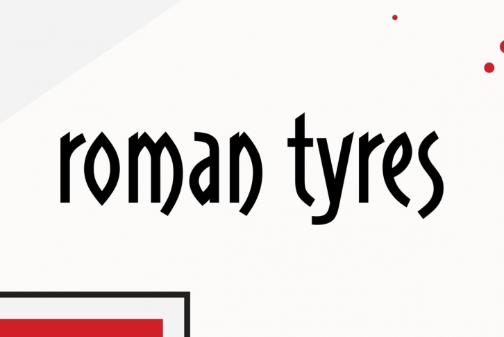 Roman Tyres Font Font Download