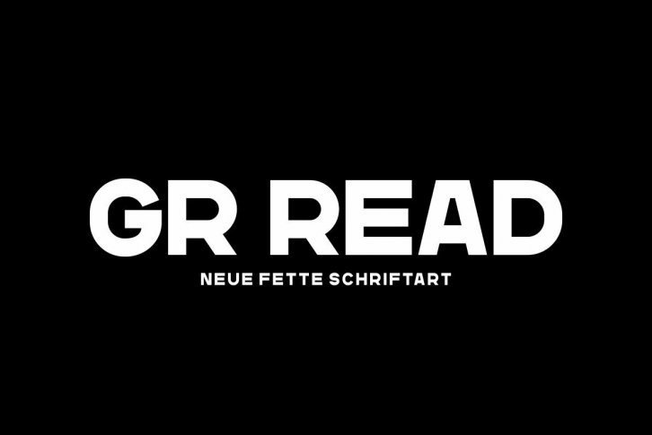 GR Read Font Font Download