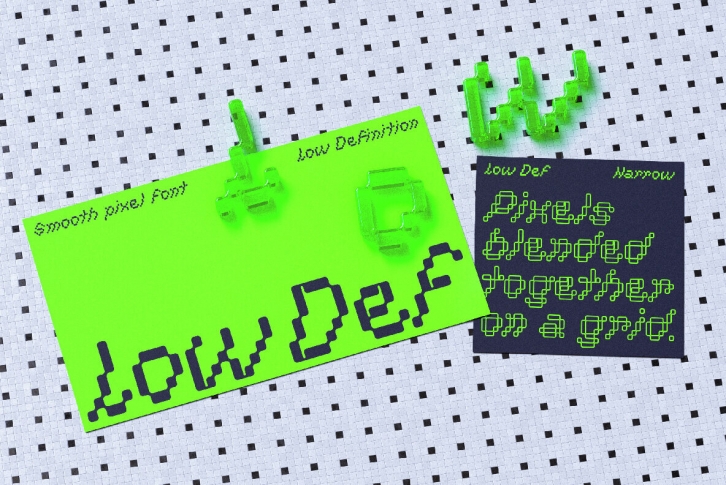 Low Def Font Font Download