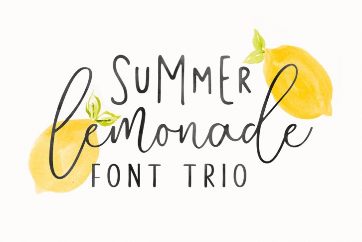 Summer Lemonade Font Font Download