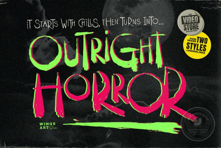 Outright Horror Font Font Download