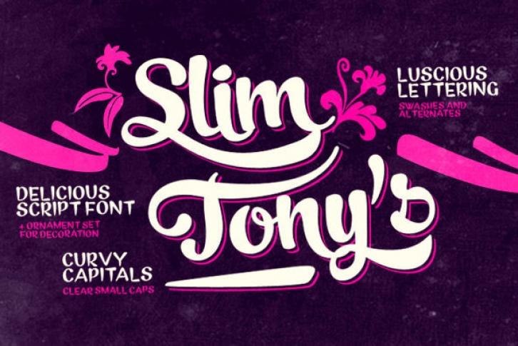 Slim Tony Font Font Download