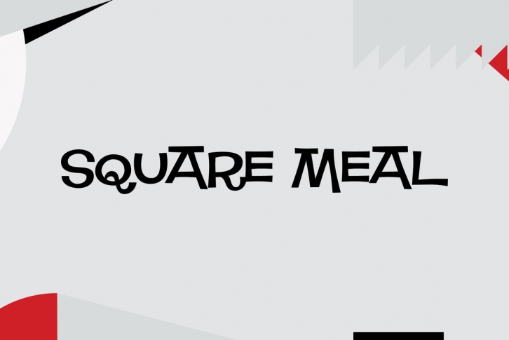 Square Meal Font Font Download