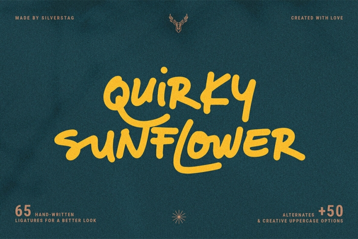 Quirky Sunflower Font Font Download