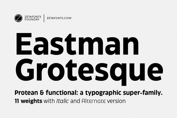 Eastman Grotesque Font Font Download