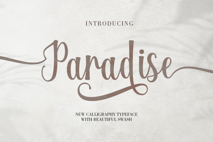 Paradise Font Font Download