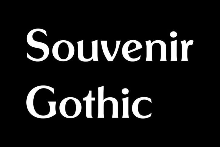 Souvenir Gothic Font Font Download