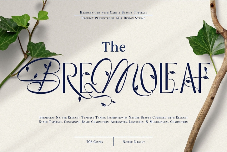 Bremoleaf Font Font Download