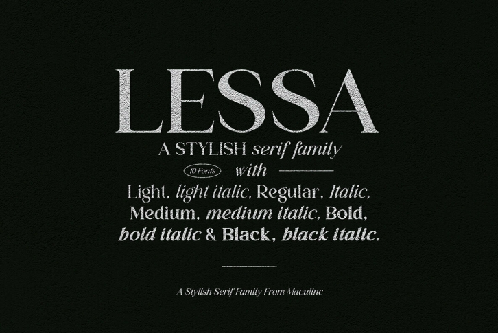 Lessa Font Font Download