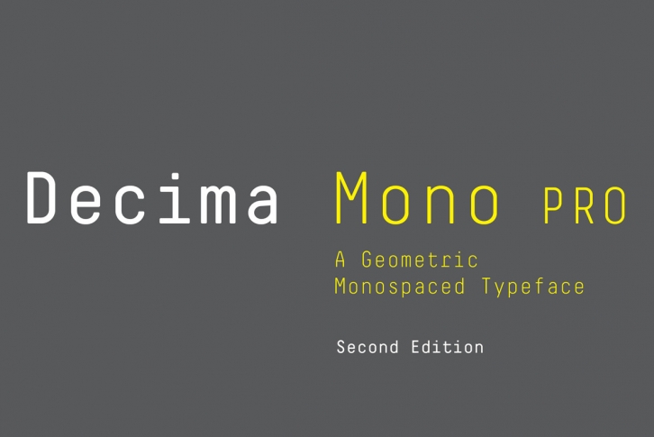 Decima Mono Pro Font Font Download